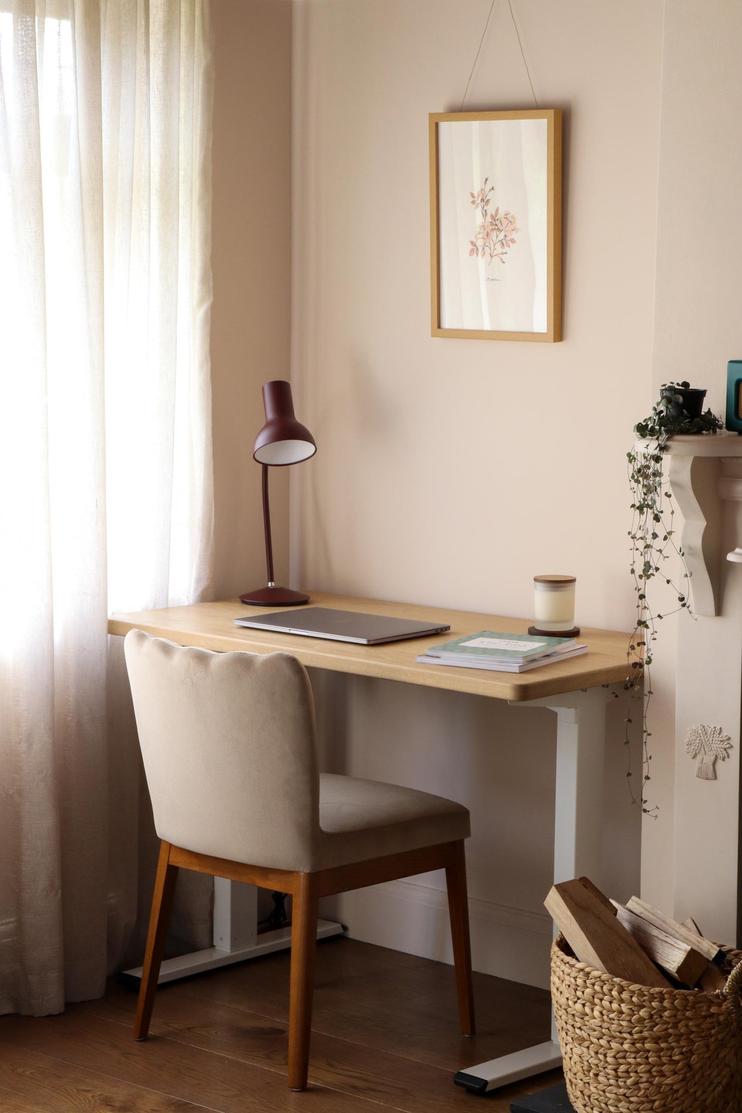 Infinity Collection: Standing Desk, Oak