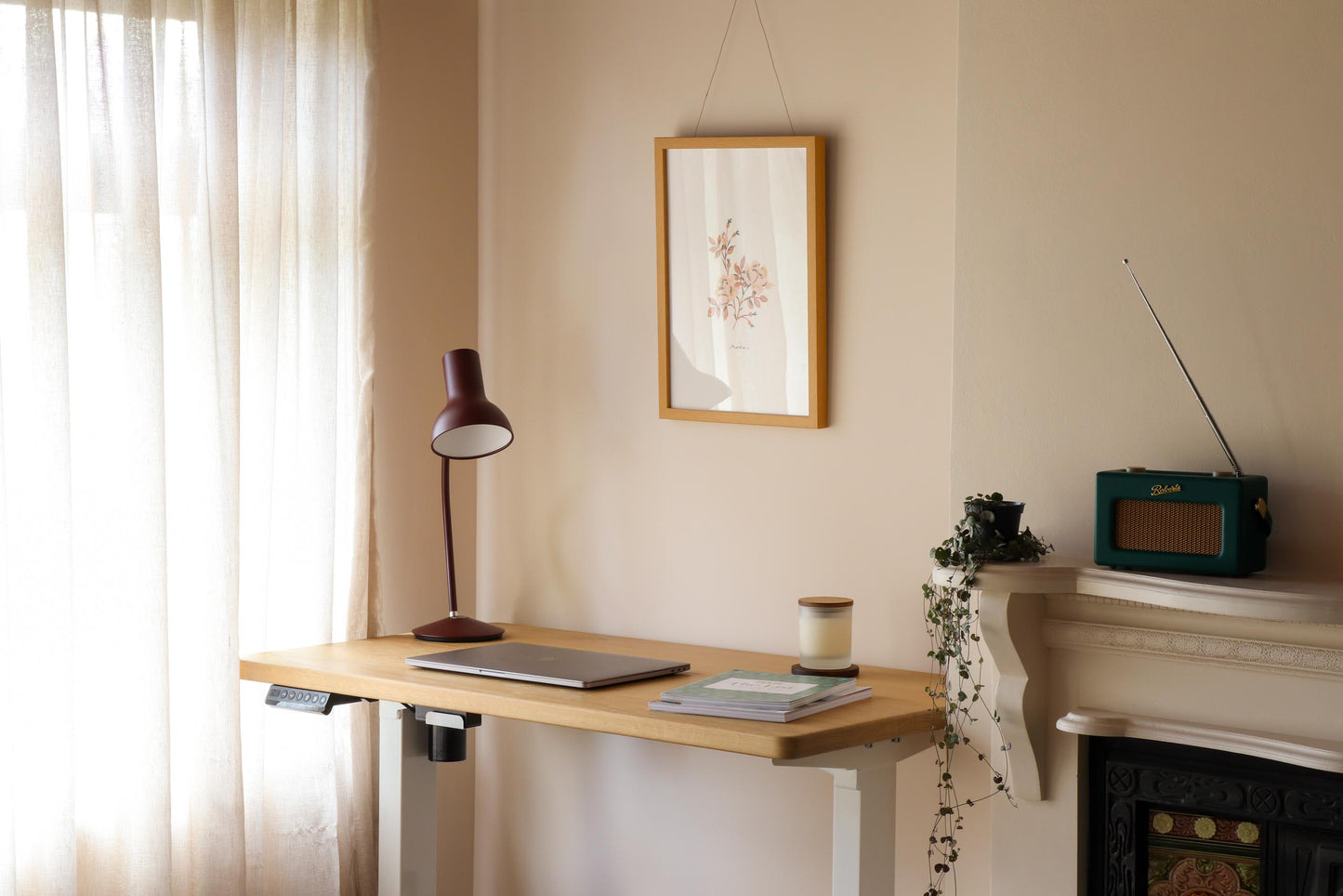 Infinity Collection: Standing Desk, Oak